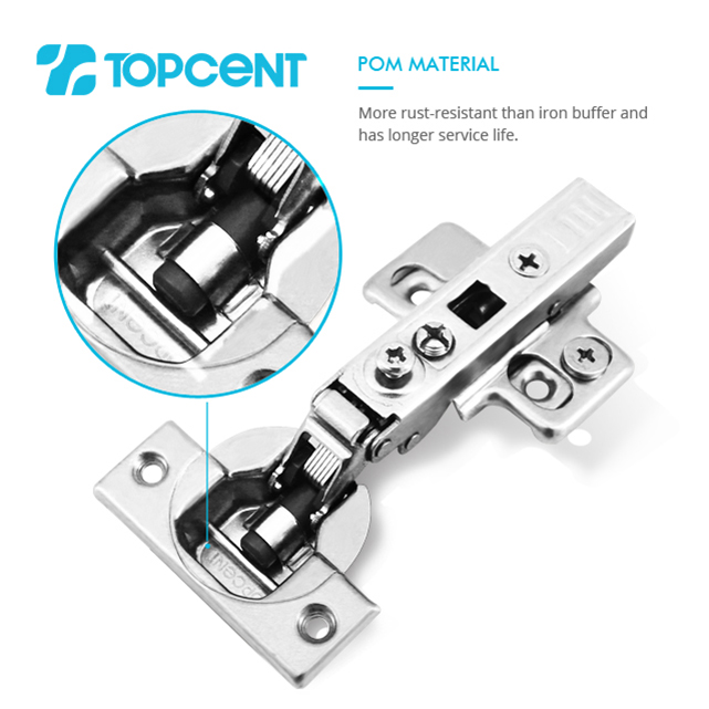 Topcent, скрытые 3D 4D односторонние мягкие закрывающие металлические петли, дверные регулируемые петли, петли для мебели, шкафа