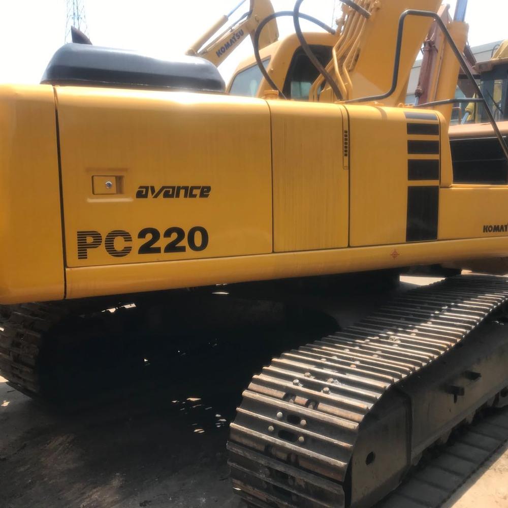 Секундная стрелка б/у Komatsu PC200/220 тяжелого оборудования землеройная машина экскаватор для продажи