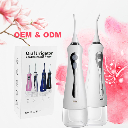 Personal Care Portable Electric Rechargeable Oral Care Irrigator Dental Cordless Oral Flosser Irrigator Water Flosser