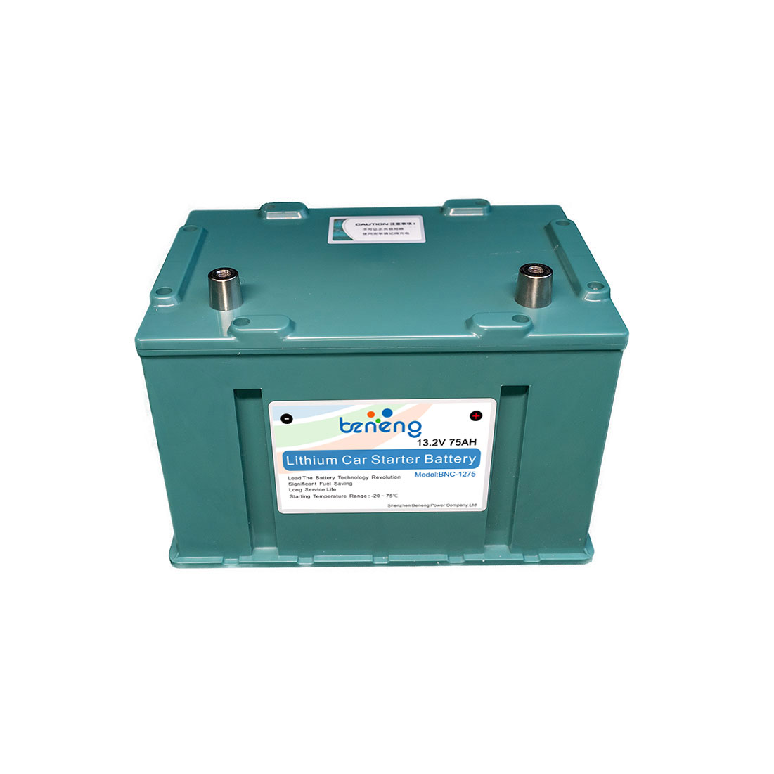Factory Supply BMS Protection CCA 1500A Lieepo4 Auto Starter 12v 75ah Car Battery Car Engine Starting BNC-1275 11.2kg Beneng 36