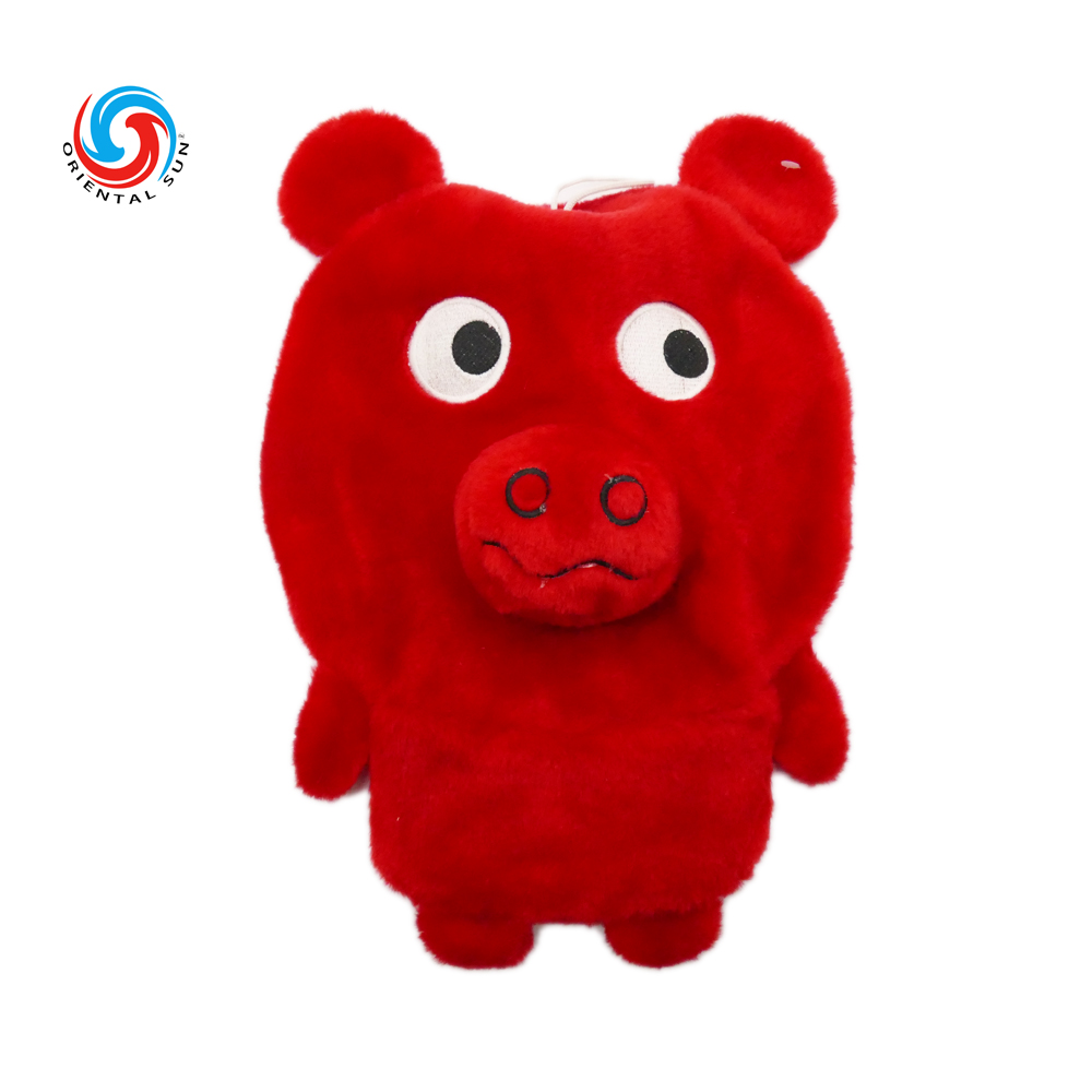 Забавная игрушка red pig 100% герметичная сумка для бутылок с горячей водой из натурального каучука безопасная для детей