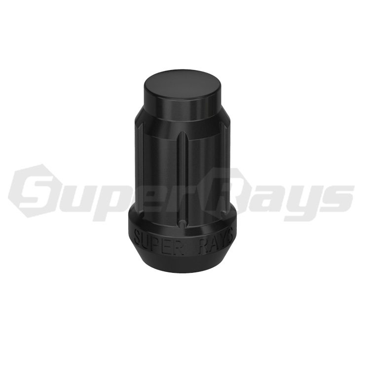 Черно-хромированные колесные гайки M12x1.5/1,25 1/2 7/16 6, шлифовальные колесные гайки