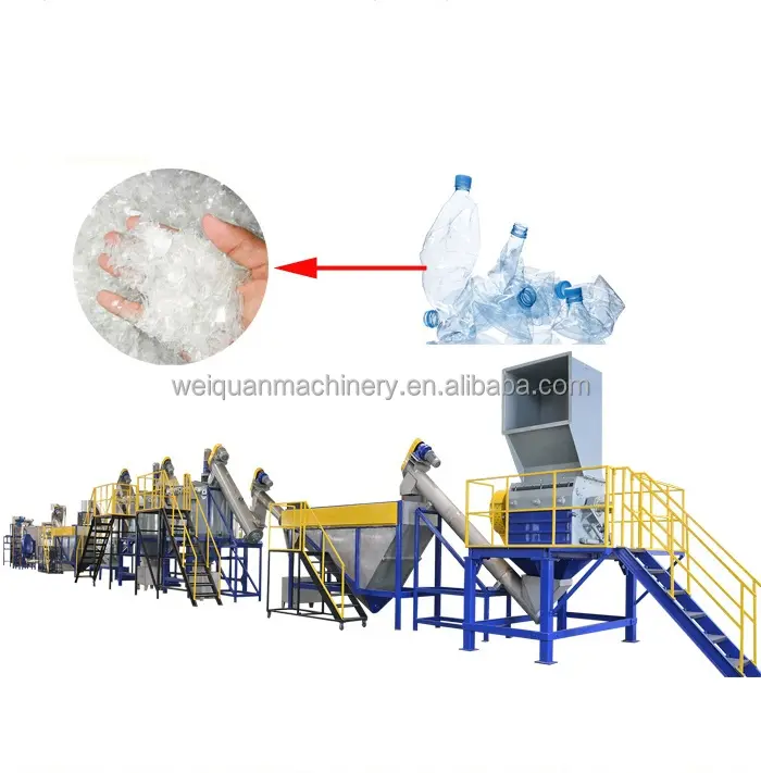 Polyester Staple Fiber Recycled Making Machine/waste Pet Plastic Bottle Washing/recycling Line/machine/plant