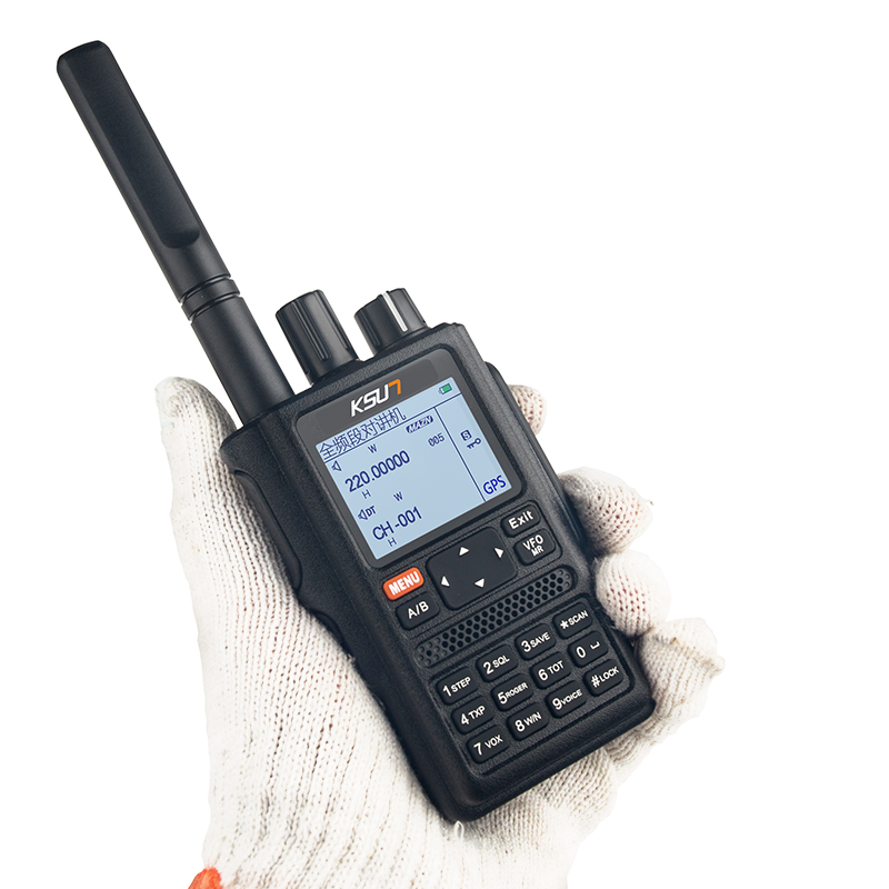 KSUN иди и болтай Walkie Talkie 10 Вт высокой мощности X-UV98D полный диапазон gps-позиционирование двойной дисплей Многофункциональный Открытый Ручной 100 км CB радио