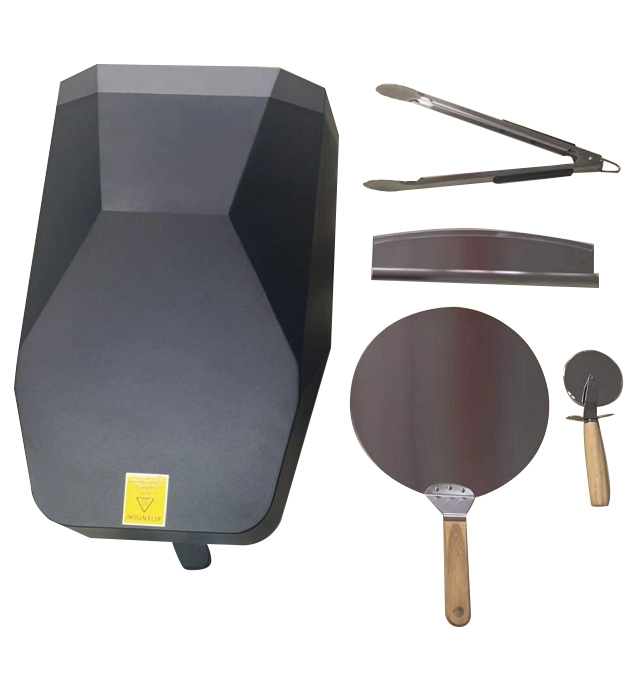 single deck stone gas pizza oven / deck oven function / small deck oven