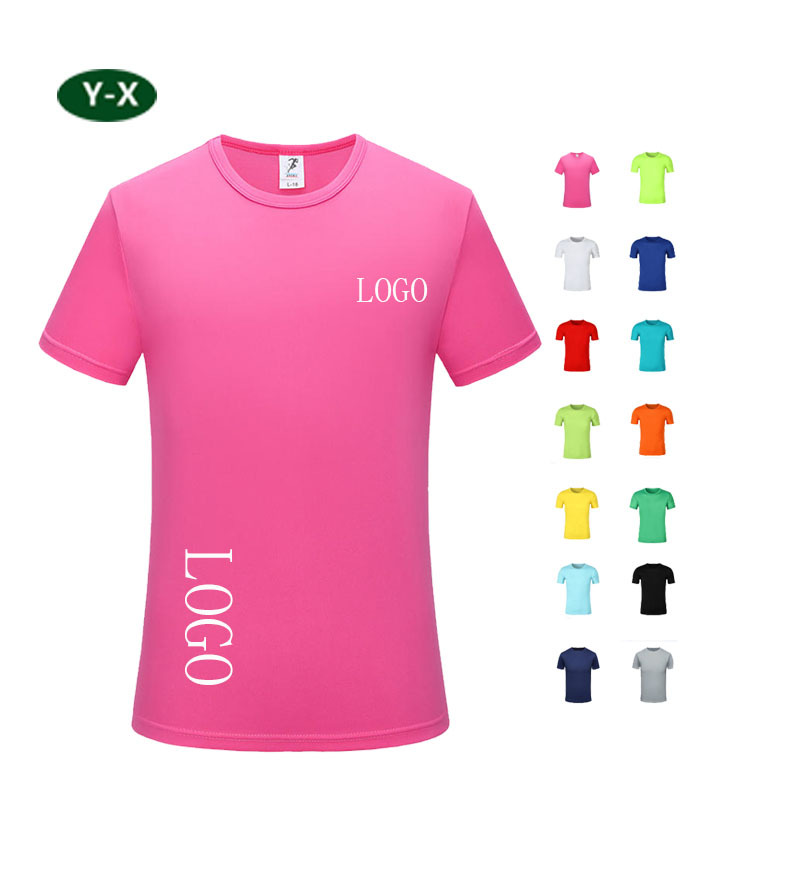 Wholesale Custom Print Plain Blank Sublimation T-shirt Sport Gym Run Quick Dri Dry-fit 100% Polyester Men t Shirt
