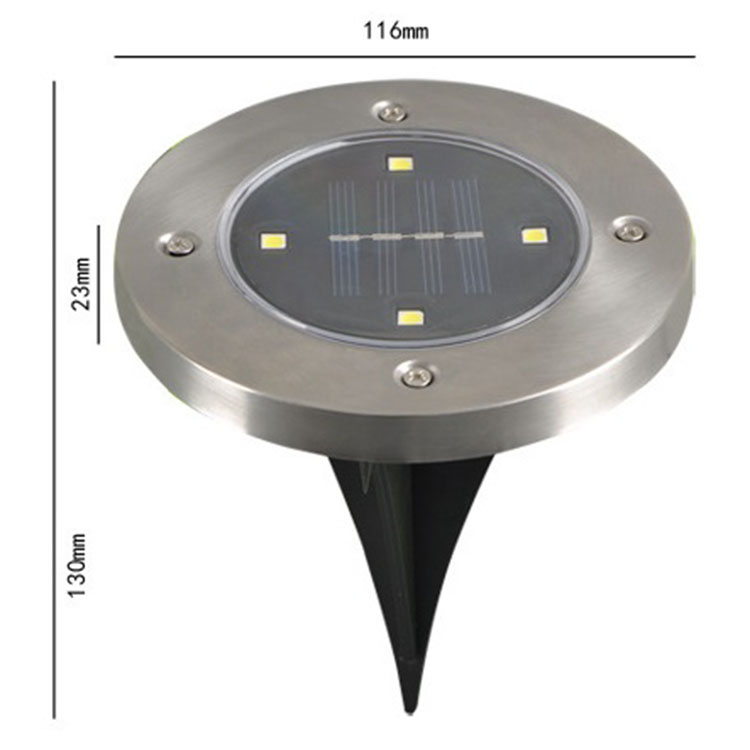 gate wall garden street motion led 2V fence outdoor solar light sensor