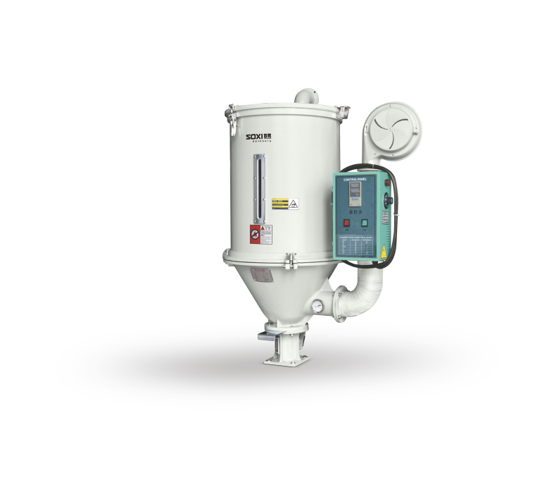 Plastic anti-crystallization hot air hopper raw materials dryer