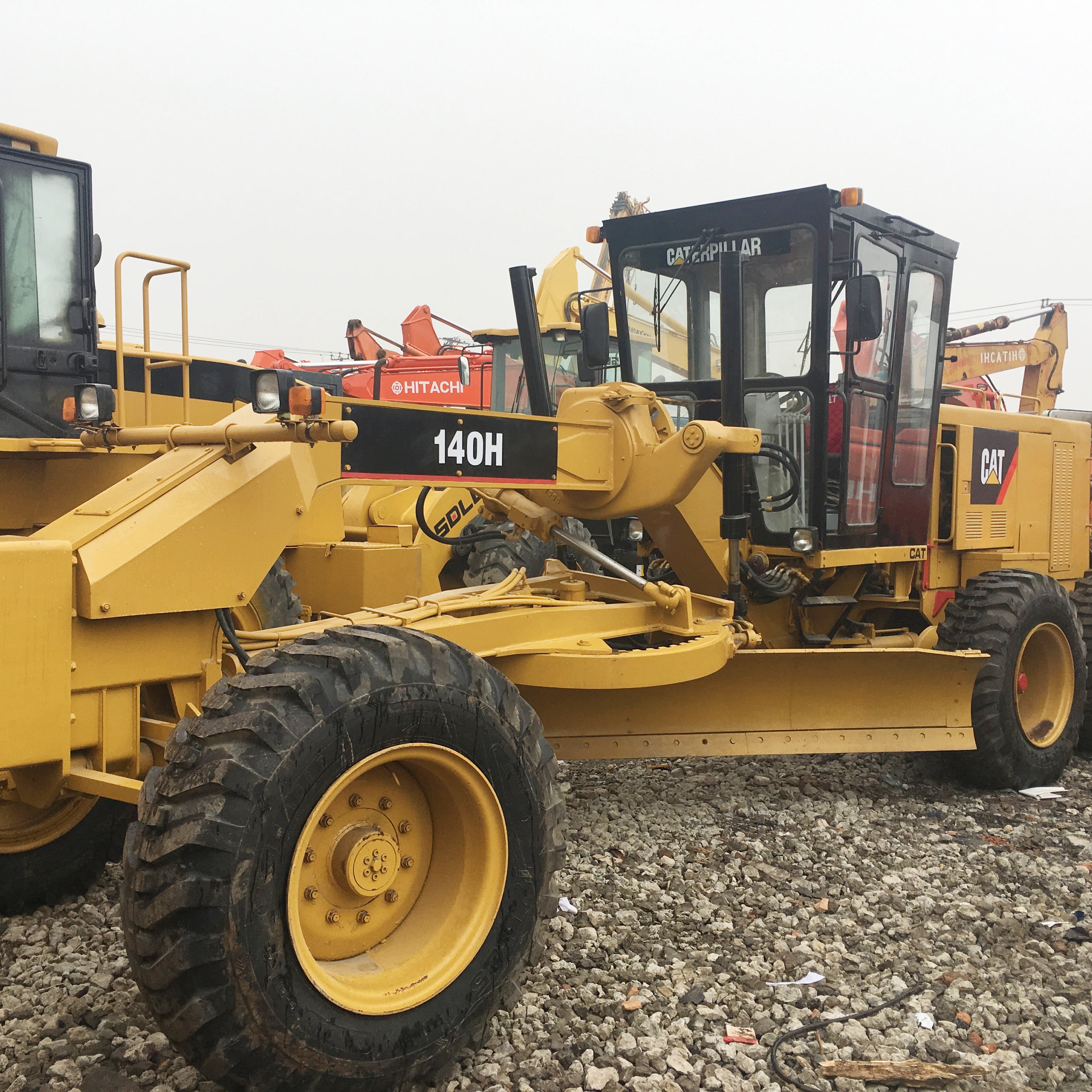 Подержанный автогрейдер CAT 140H Cat-erpillar 140h, автогрейдер в отличном состоянии