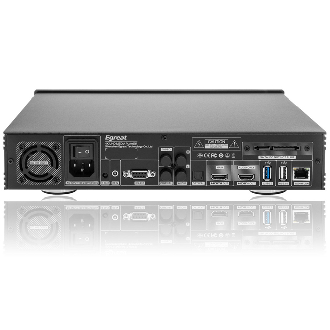 Медиаплеер Egreat A11 full HD с максимальным разрешением BD