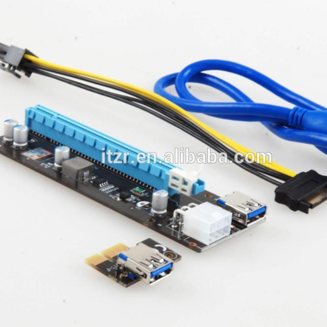 Esonic новейшая карта расширения 9-го поколения, Ver 9.02a PCIE 1x до 16x со светодиодным индикатором