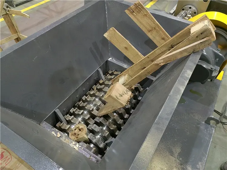 Wood Shredder Machine Double Shaft Wood Shredder Machine