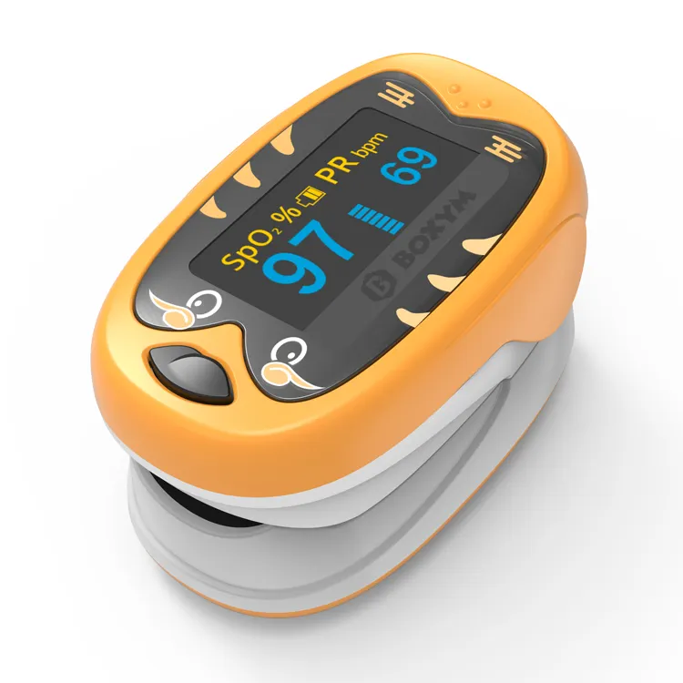 OLED Portable medical display Children baby fingertip Rechargeable pulse oximeter for kids