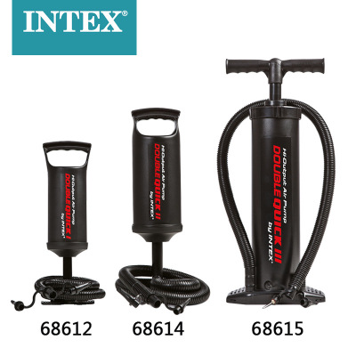 Оригинальный INTEX 68612 двойной Быстрый воздушный насос с высоким выходом ручной насос