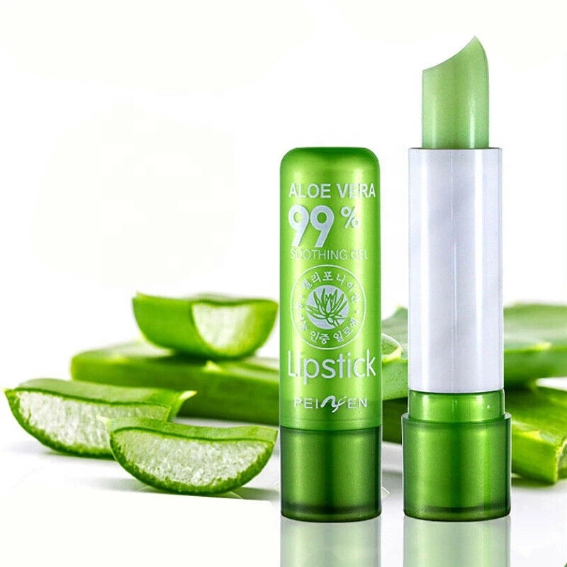Moisture Lip Balm Long-Lasting Natural Aloe Vera Lipstick Color Mood Changing Long Lasting Moisturizing Lipstick Anti Aging