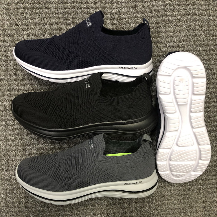 Logo Custom Light Wight Men Sneakers Comfortable Flat Sole Sport Breathable Mesh Running Shoes