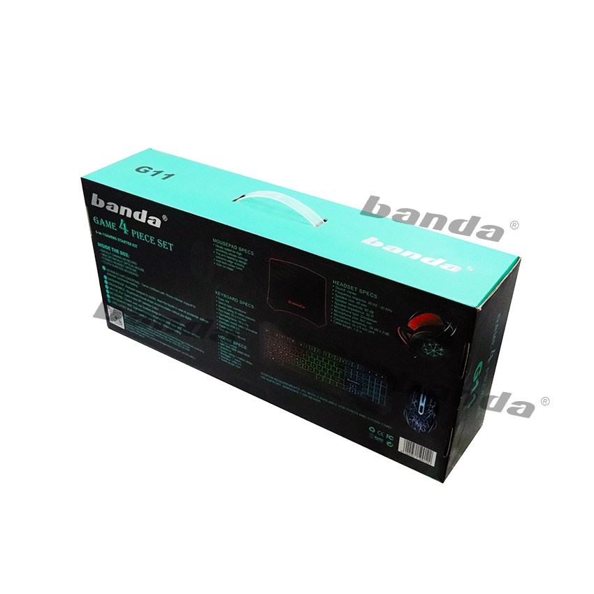 Проводная клавиатура и мышь 4 в 1, RGB Механическая игровая клавиатура, мышь 6D, игровая гарнитура для киберспорта, игровая клавиатура, мышь