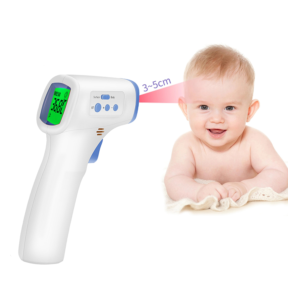 Digital Infrared Medical Electronic Thermometer Gun Body Adult Manufacturers Forehead Non-Contact Infrared Thermometers
