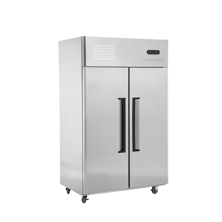 kitchen equipments two temperature 4 door cold storage refrigerator freezer for restaurant