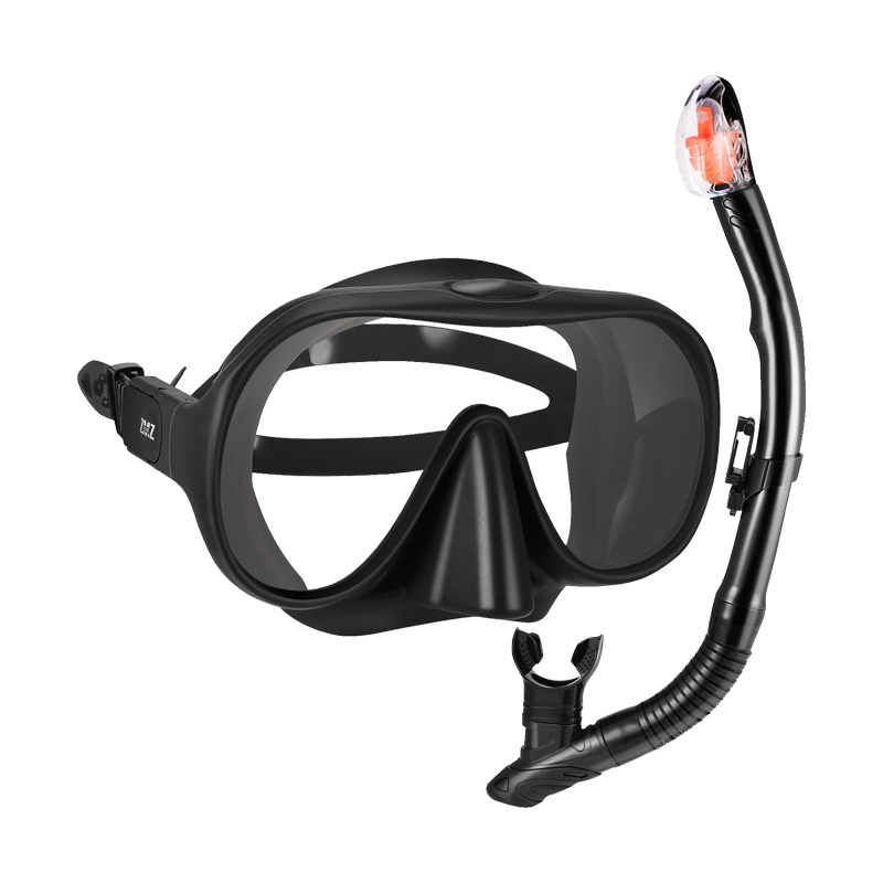 Wholesale Price Cool Design Best Scuba Diving Half Face Mask Diving Snorkel Set