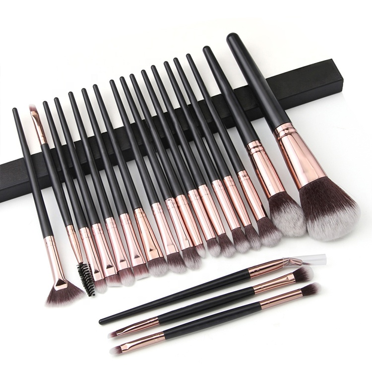 Wholesale Cheap 6-20Pcs Makeup Brushes Set,Plastic Handle Vegan Brushes Makeup Cheap