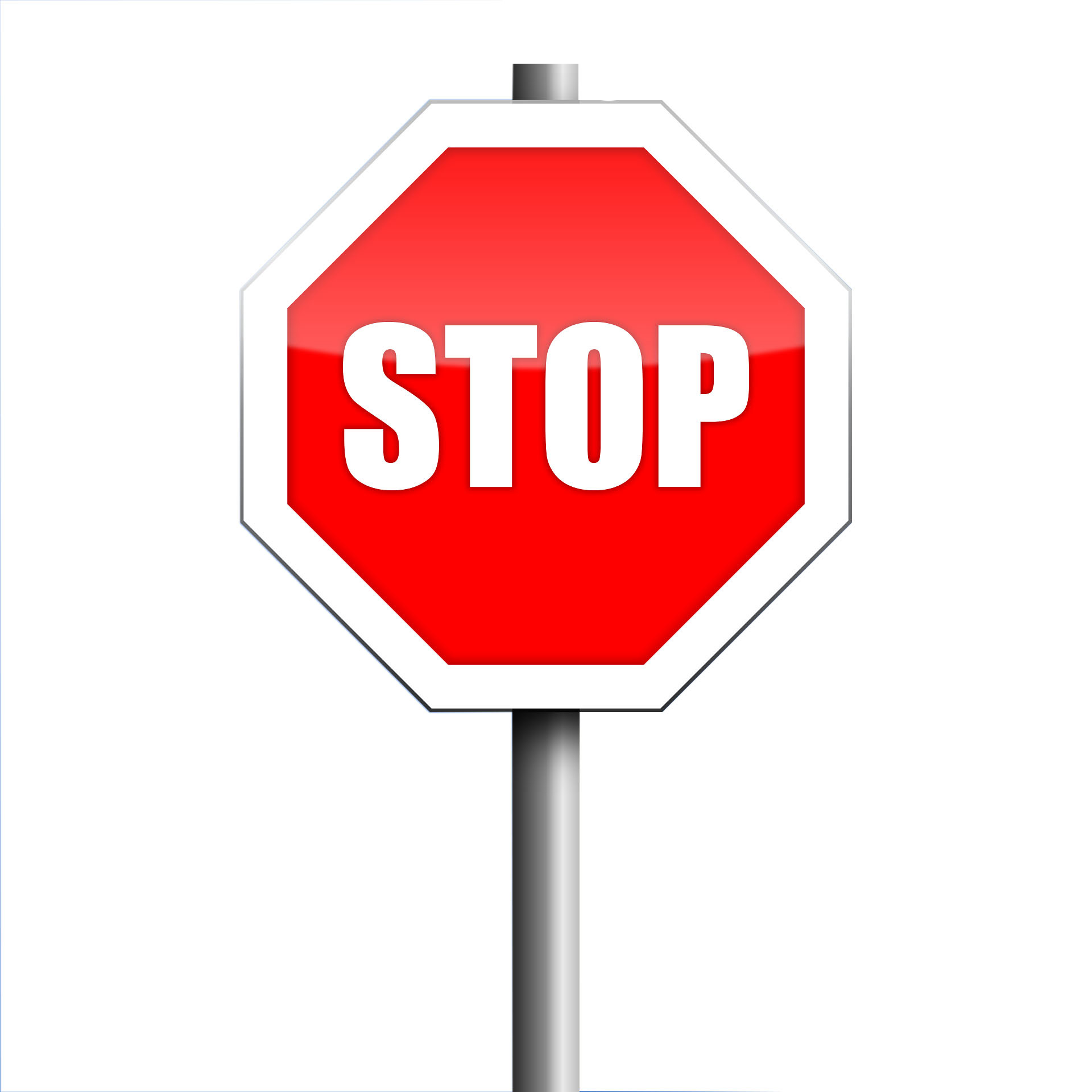 3M highway traffic road anodized aluminium stop signs