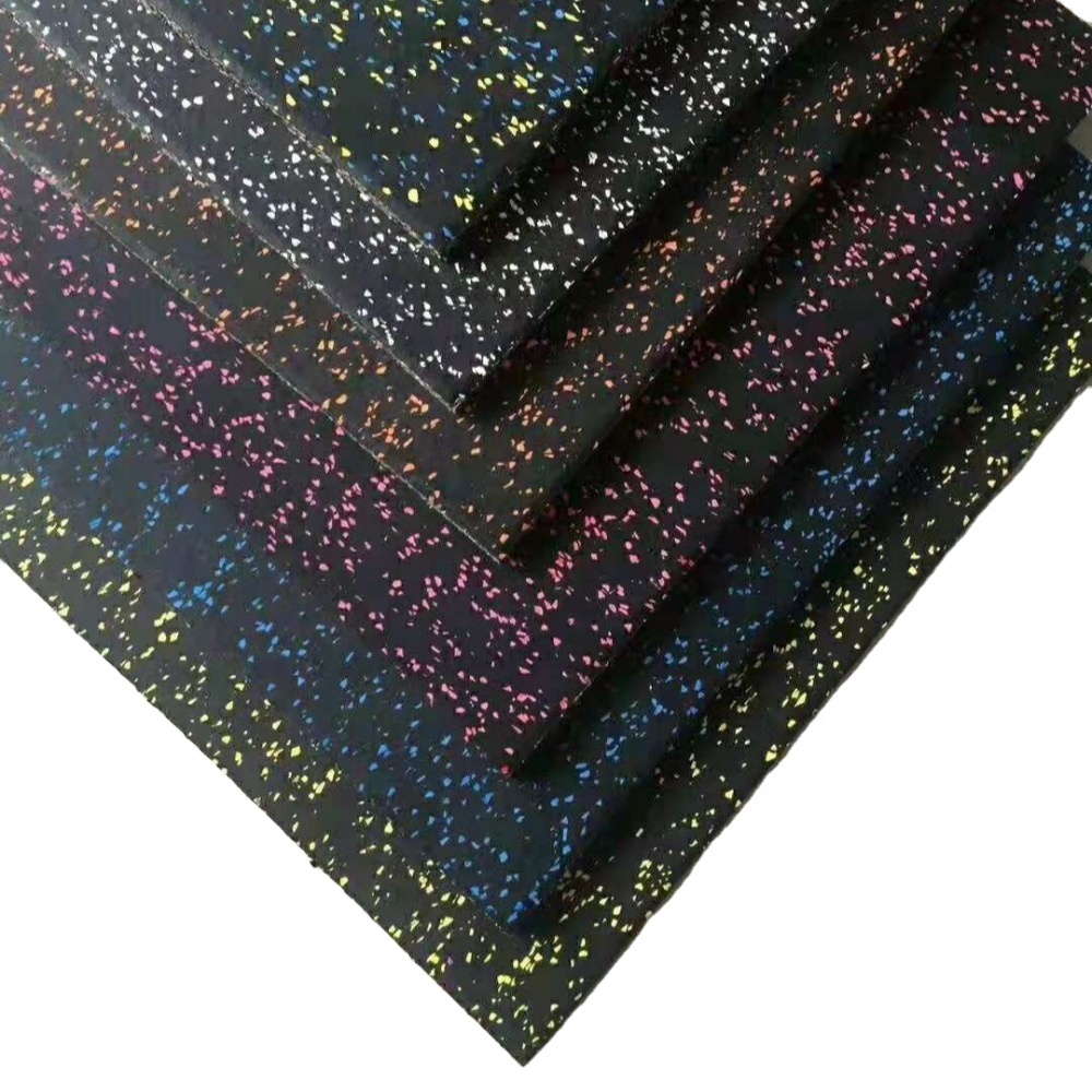 gym floor rubber tile mat 20mm 25mm weight heavy area fitness flooring