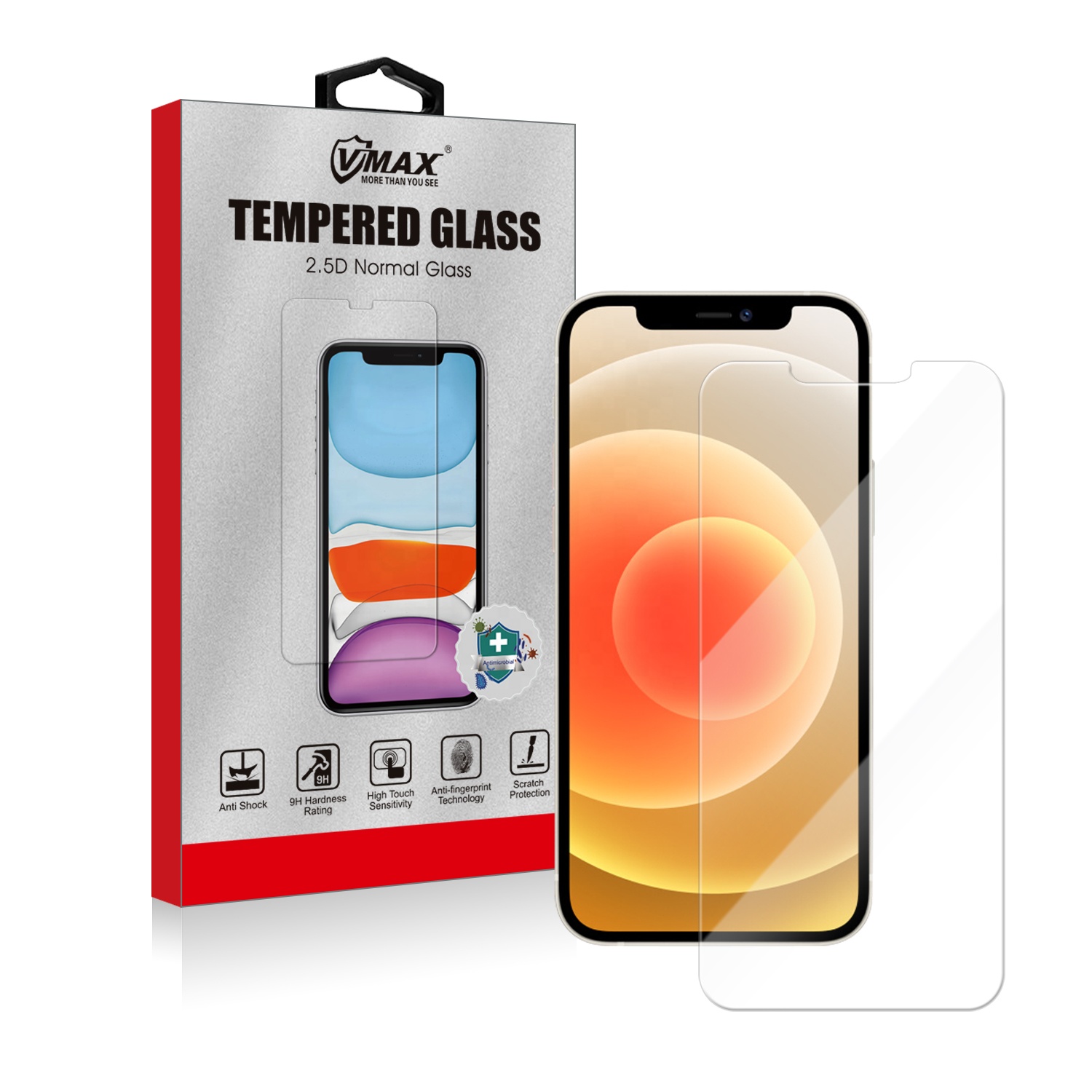 Оптовая продажа от производителя, закаленное стекло 2.5D для защиты экрана iPhone 12 Pro Max