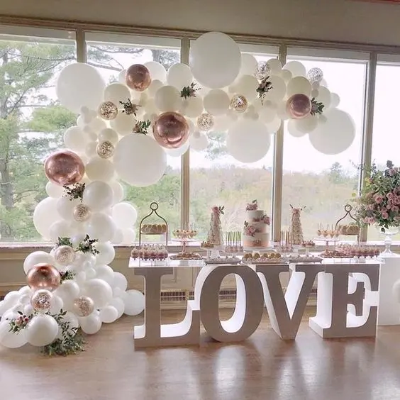 Large Alphabet Decoration BABY Letter LOVE Table With Glass Top For Wedding Event