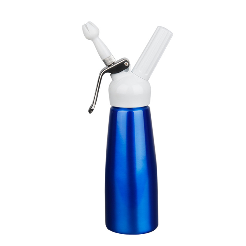 AA647 500ml Cream Gun Aluminum Cream Foamer Coffee Dessert Fresh Cream Whipper Cake Foam Maker Butter Dispenser Whipper