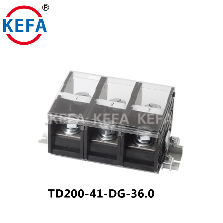 KEFA TD200-41-DG-36.0 36 мм 600V 230A шаг клеммные колодки для din-рейки соединительный блок