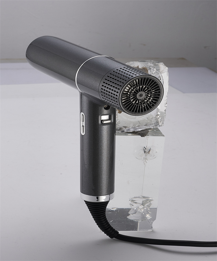 Ergonomic T design hand dryer for hair professional salon light hair dryers