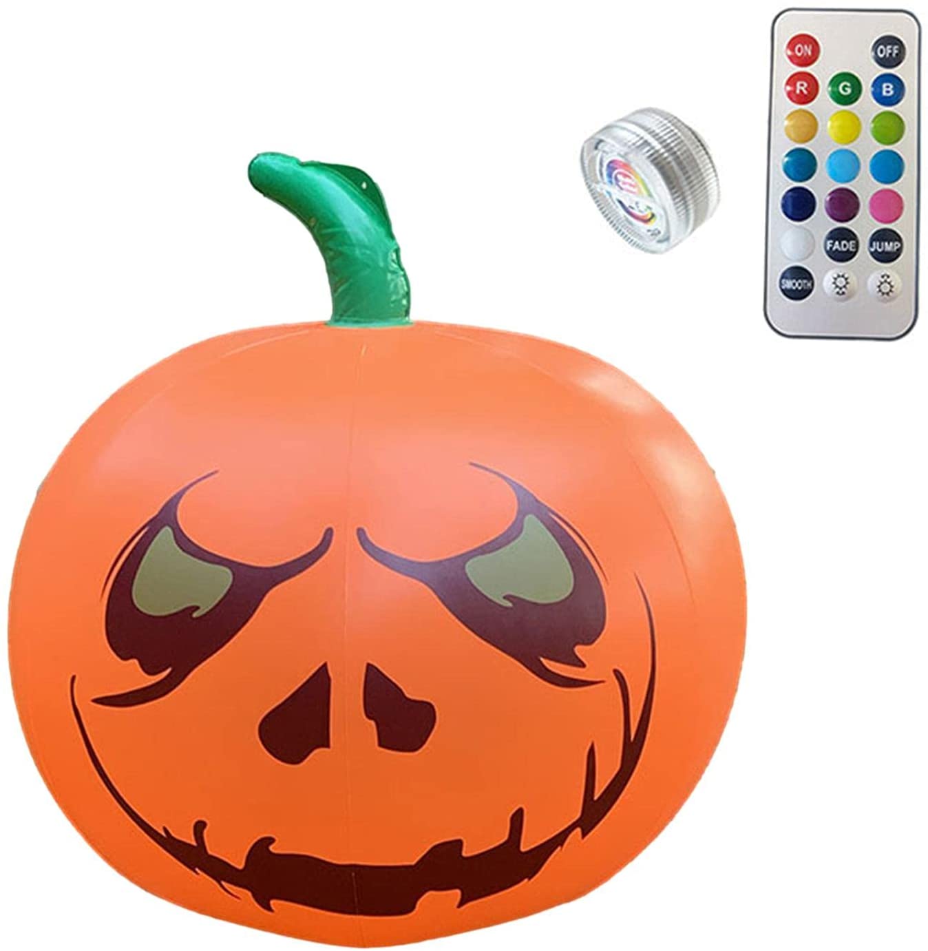 Remote Control 16 Inch LED Luminous Color Changing Outdoor Indoor Party Decoration Halloween Inflatable Pumpkin Ball