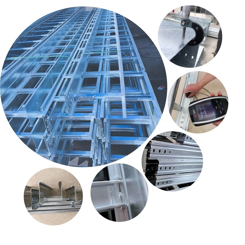 Outdoor Used Hot Dip Galvanized Steel Cable Ladder