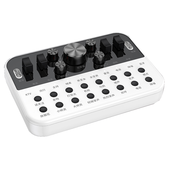 best selling wholesale Sound Card OEM High Quality USB Type c professional sound card mixer