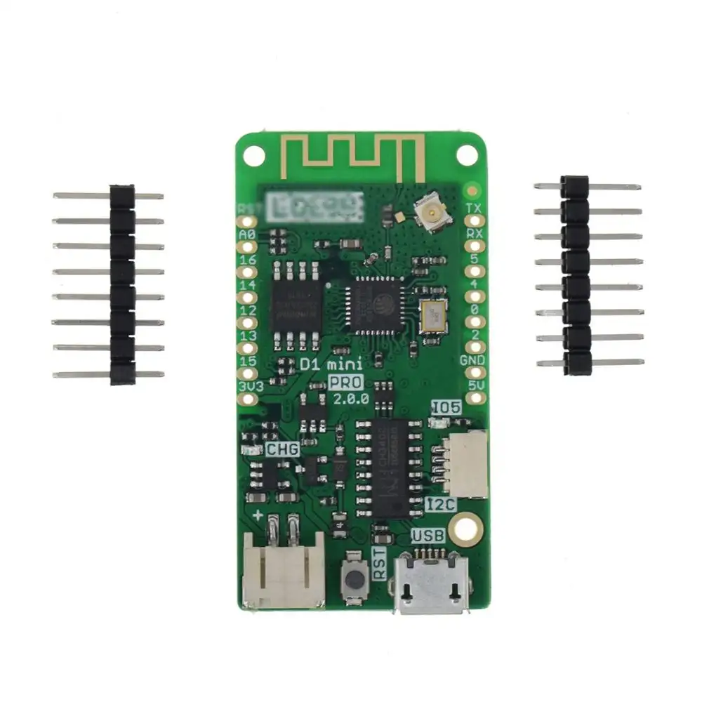 D1 mini Pro V2.0.0 - WIFI IOT development board based ESP8266 16MB external antenna MicroPython Nodemcu