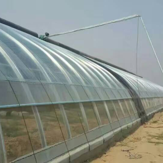 Simple Solar Greenhouse Covered by PO/PE/EVA/PP Film for Sale