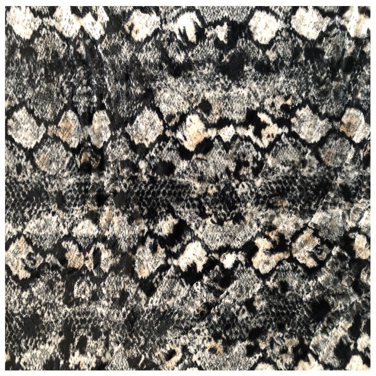 100% polyester printed faux fur fabric leopard printed fake hair like rabbit fur