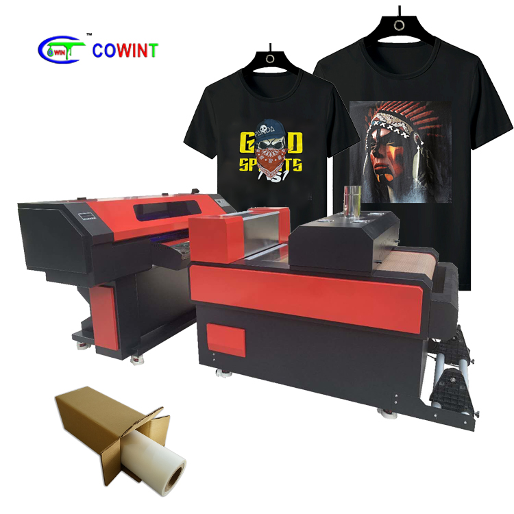 Cowint supply pet film heat transfer 6 pass offset white ink heat transfer printer