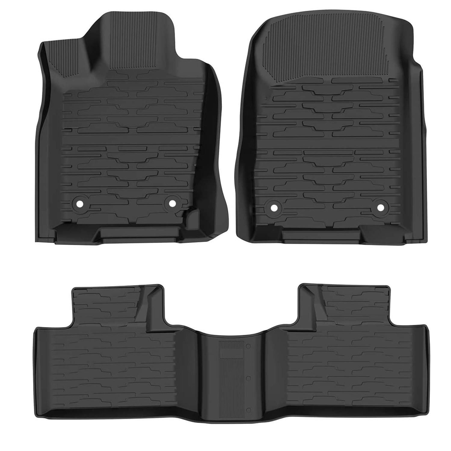Напольные коврики для 2016 2017 2018 2019 2020 2021 Jeep Grand Cherokee, черные коврики из термопластичного каучука для любой погоды, передние и задние подкладки