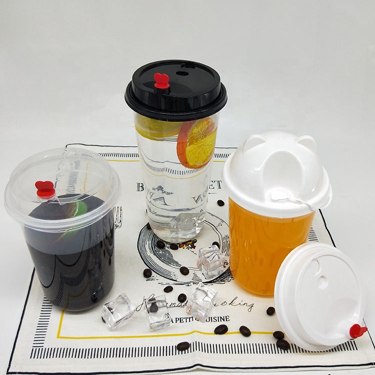2019 New Design 500ml U Shape PP Injection Plastic Cup