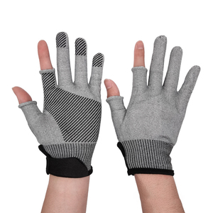 New Product Cut-Resistant Scissors Gloves - Shiny Yellow Safety Work Gloves Anti Cut Proof Gloves