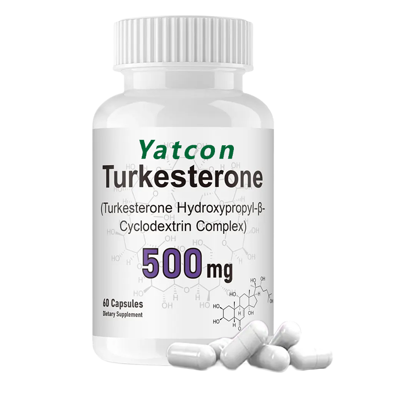 Yatcon Private Label Herbal Supplements Health Food Hydroxypropyl Cyclodextrin Turkesterone Capsules Weight Gain Pill