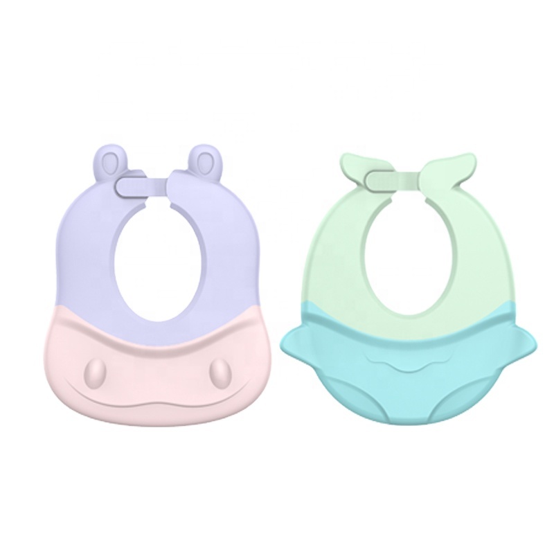 Adjustable Children Kids Baby Safe Silicone Shower Hat For Bathing