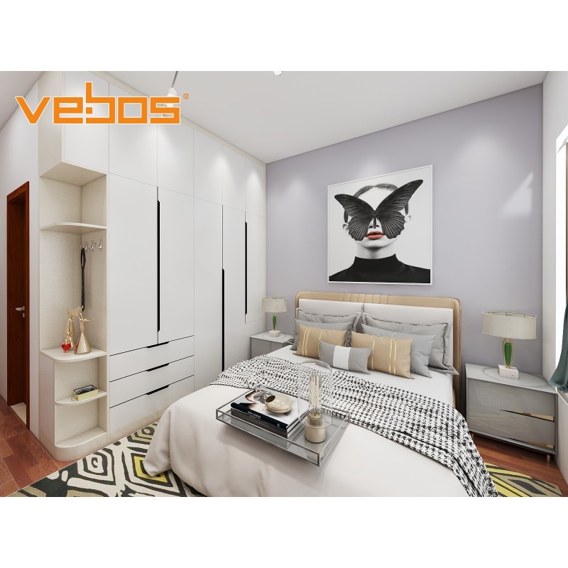 customized wooden hotel furniture bed set furniture bedroom sets and high quality modern design white bedroom furniture set