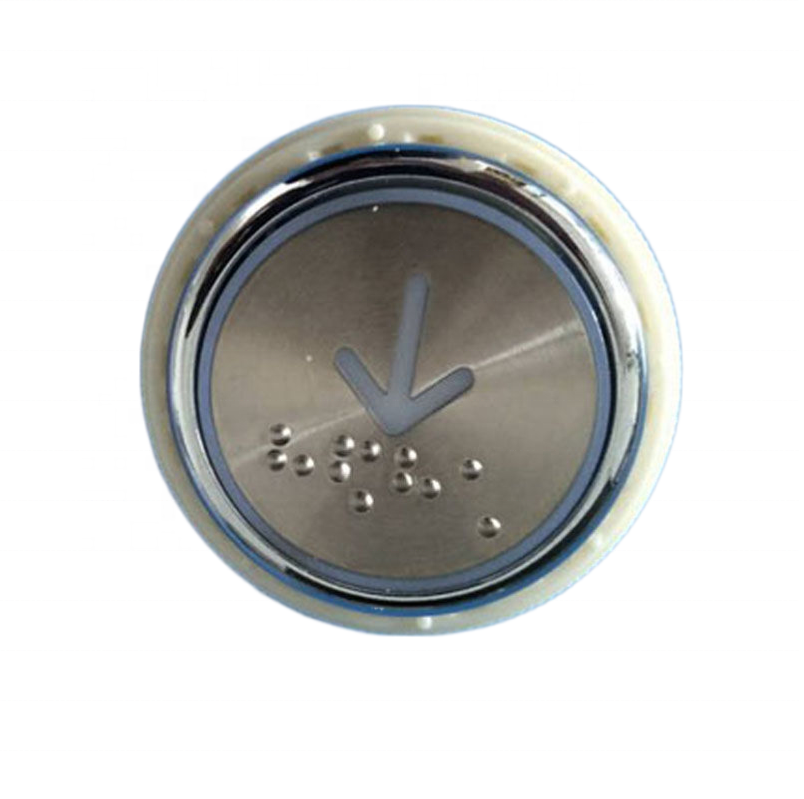 Elevator Button KA313 Round Button Stainless Steel elevator push button switch MTD313 Elevator Part 37mm