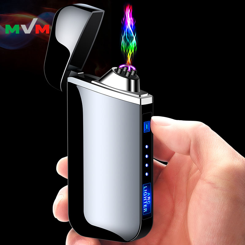 MLT248 OEM перезаряжаемая Электронная Usb-зажигалка с сенсорной кнопкой для розничной торговли