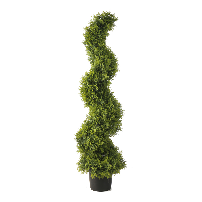 Искусственное УФ дерево cyperss topiary наружная кедровая Буша сосна