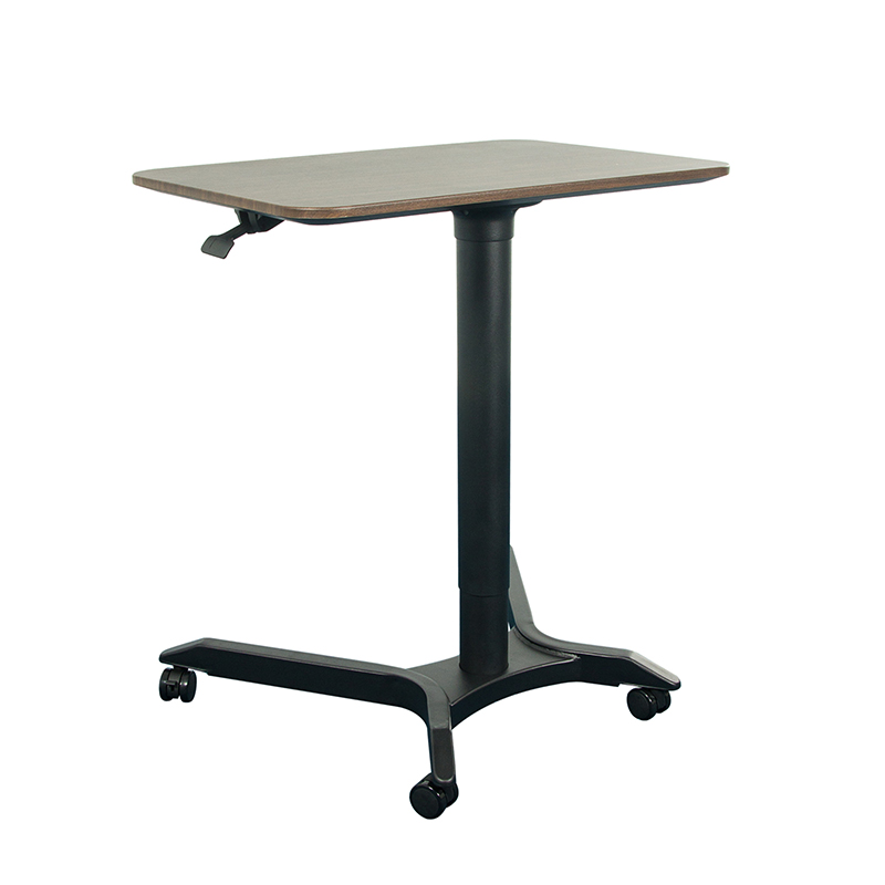 Office Furniture Pneumatic Height Adjustable 4 feet Gas Lifting Computer Lift Table Desk