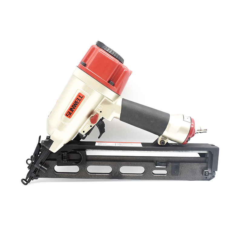 Pneumatic NT65 angle finishing DA nail gun for framing and Windows construction
